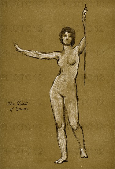 Study for The Gates of Dawn, 1900. Artist: Unknown
