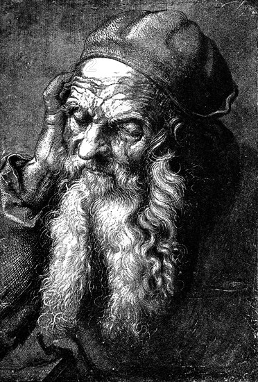 'Study of an Old Man', late 15th - early 16th century (1882). Artist: Unknown