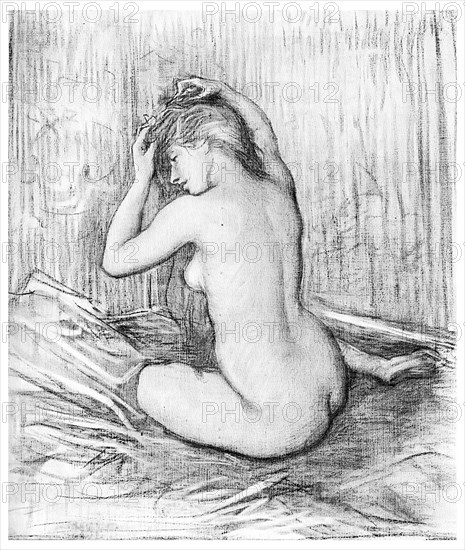 Study, 1901. Artist: Unknown