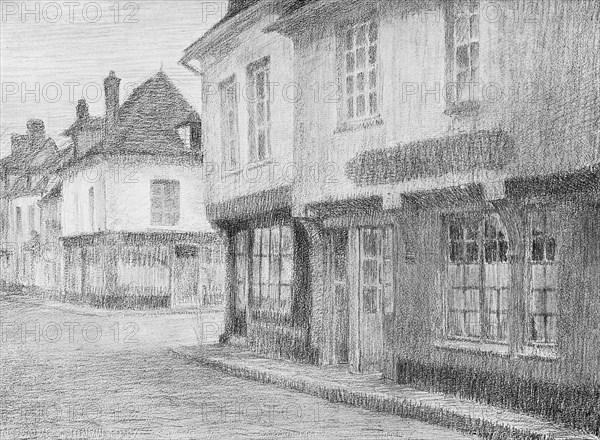 'A Street in Beauvais', 1901. Artist: Unknown