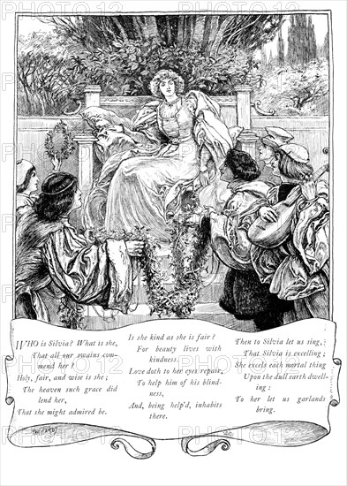 'Who is Silvia?', 1895. Artist: Unknown