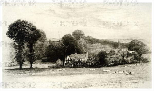 Milton's cottage, Chalfont St Giles, Buckinghamshire, 1895. Artist: Unknown