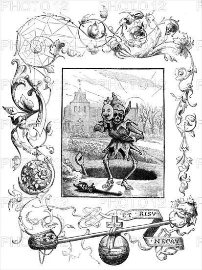 Illustration from Francis Quarles' Emblems, 1895. Artist: Unknown