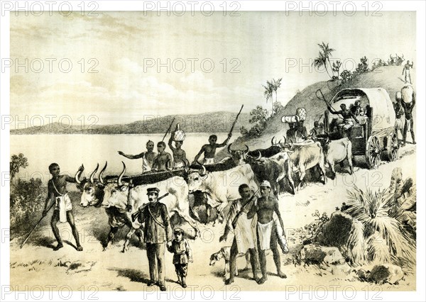 'The Arrival at Lake Ngami', 1883. Artist: Unknown