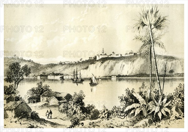 St Paul de Loanda (Luanda), Angola, c1854 (1883). Artist: Unknown