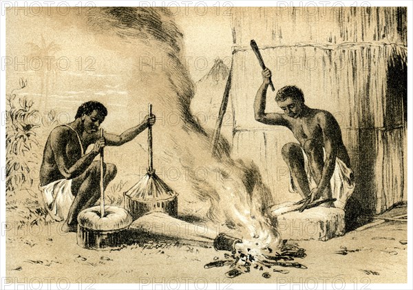 'Village Blacksmiths', 1883. Artist: Unknown