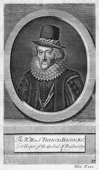 Sir Francis Bacon, Viscount St Albans, English philosopher, scientist and statesman.Artist: M van de Gucht