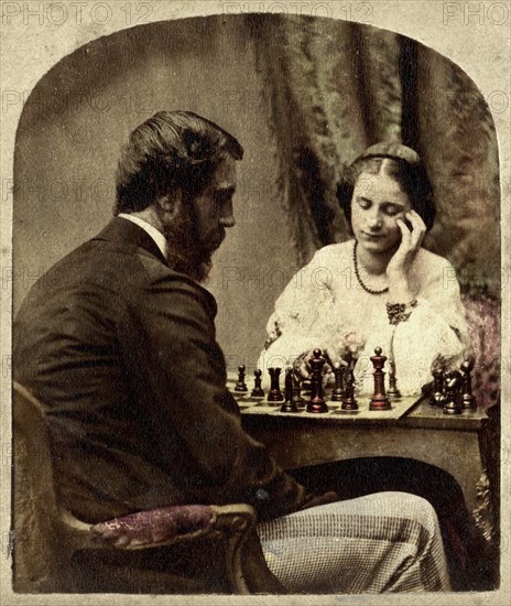 The Chess Players. Artist: Unknown