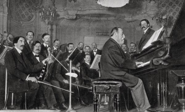 Camille Saint-Saens, French composer, musician and conductor, 1910. Artist: Unknown