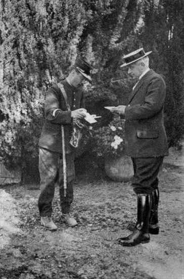 Maurice Maeterlinck, Belgian playwright, poet and essayist, 1915. Artist: Unknown