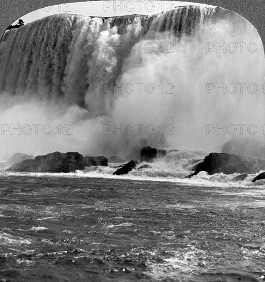 Thunder of Waters, American Falls, Niagra Falls, New York, USA.Artist: Realistic Travels Publishers