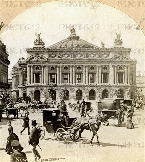 Grand Opera House, Paris, late 19th century.Artist: Griffith and Griffith