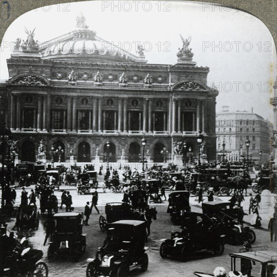 Grand Opera House, Paris, c1900s.Artist: Underwood & Underwood