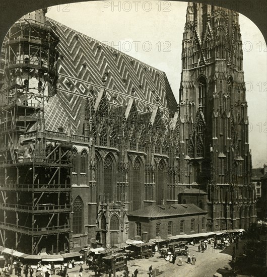 Cathedral of St Stephen (Stephansdom), Vienna, Austria.Artist: HC White