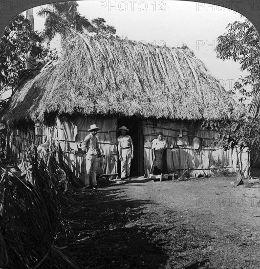 A home in the interior of the island of Cuba.Artist: HC White