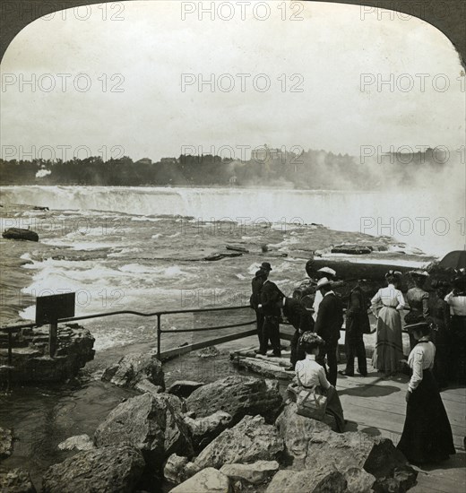 Terrapin Point, Goat Island, Niagara Falls, USA.Artist: HC White