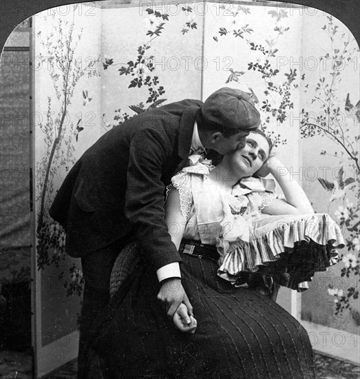 'Love's Token'.Artist: American Stereoscopic Company