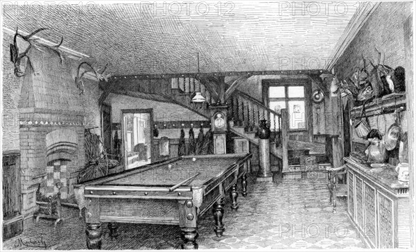 'The Hall at Silverbeck', c1880-1882. Artist: Unknown
