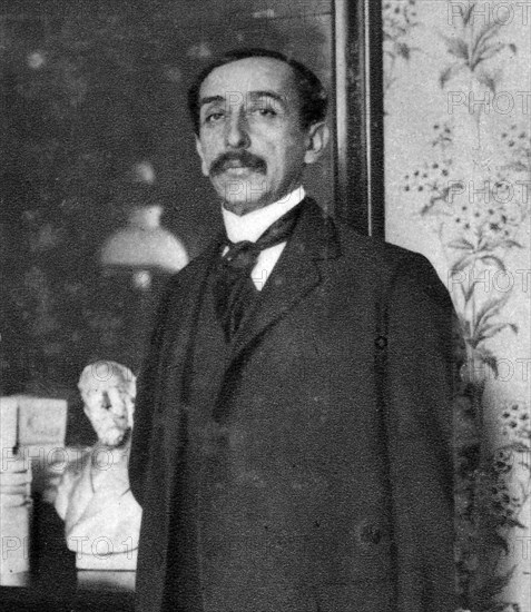 Maurice Barres, French journalist, novelist and politician, 1914. Artist: Unknown