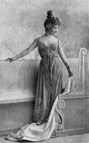 Cecile Sorel, French actress, 1893. Artist: Unknown