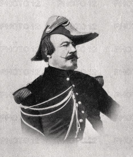 Francois Certain Canrobert, French general, 1869. Artist: Unknown