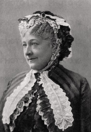Ethelie Madeleine Brohan, French actress, 1885. Artist: Unknown