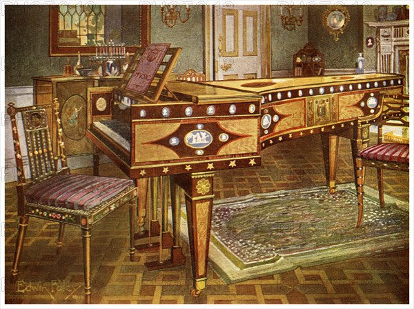 Late 18th century decorative furniture, 1911-1912.Artist: Edwin Foley