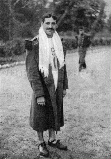 Jean Bouin, French soldier and athlete, 1912. Artist: Unknown