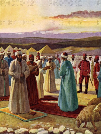 The Samaritan Passover. Artist: Unknown