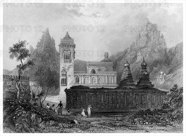 'The Ghugun Mahal, Penkonda'.Artist: James Gardner