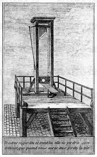 Guillotine, 1956. Artist: Unknown