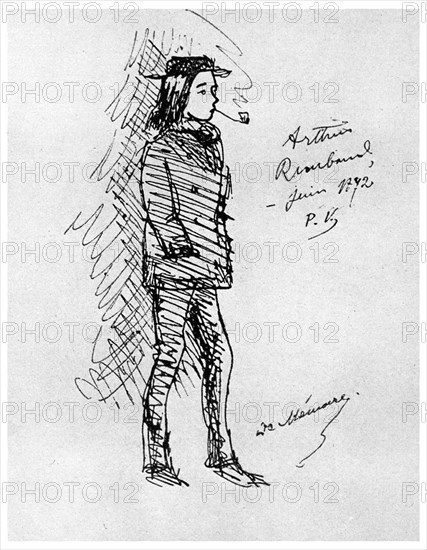 Arthur Rimbaud, French poet and adventurer, 1895 (1956). Artist: Unknown