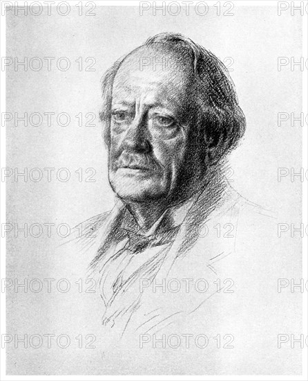 Sir JJ Thomson, British physicist, 1932 (1956). Artist: Unknown