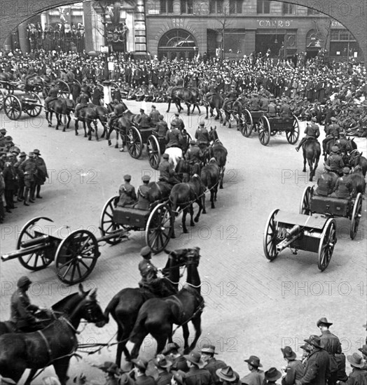 Commemoration of the end of World War I, London, 1919.Artist: Realistic Travels Publishers