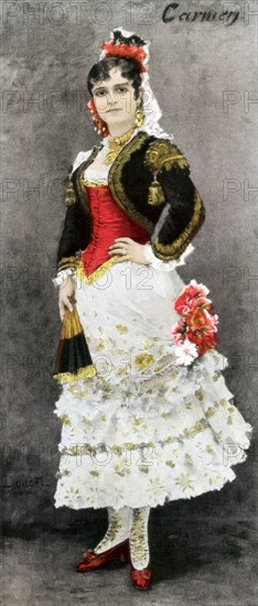 'Carmen', 1889. Artist: Unknown