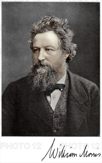 William Morris, 19th-century English artist, writer, socialist and activist, (1901). Artist: Unknown