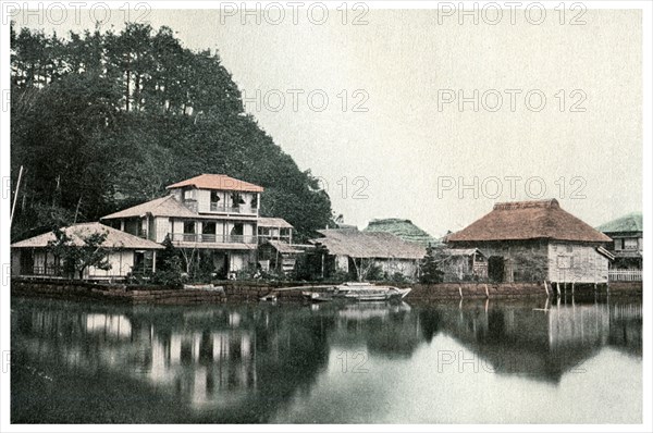 Small summer hotel, Kanazawa, Japan, 1904. Artist: Unknown