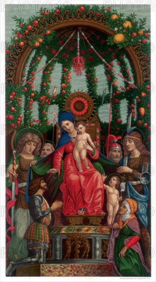 'Madonna of Victory', 1496 (1870). Artist: Franz Kellerhoven