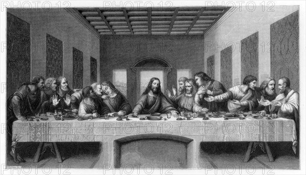 'The Last Supper', 1498 (1870). Artist: Unknown