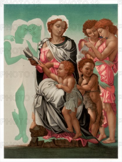 The 'Manchester Madonna', c1497 (1870). Artist: Franz Kellerhoven