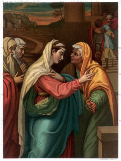 The Visitation, 1518-1519 (1870). Artist: Franz Kellerhoven