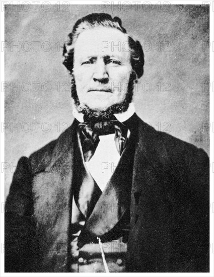 Brigham Young, American Mormon leader, c1855-1865 (1955). Artist: Unknown