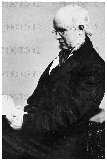 Horace Greeley, American newspaper editor and politician, c1865 (1955). Artist: Unknown