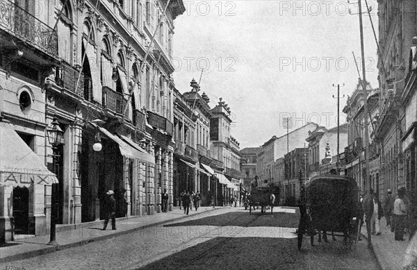 15th November Road, Sao Paulo, Brazil, 1895. Artist: A Frisch