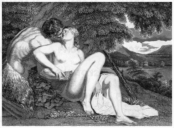 Pan and Syrinx. Artist: Unknown