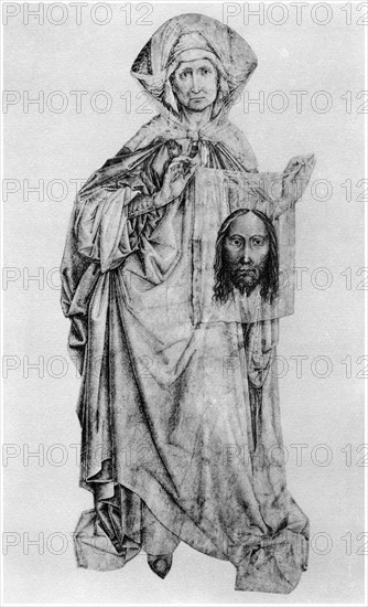 St Veronica, mid 15th century (1958). Artist: Unknown