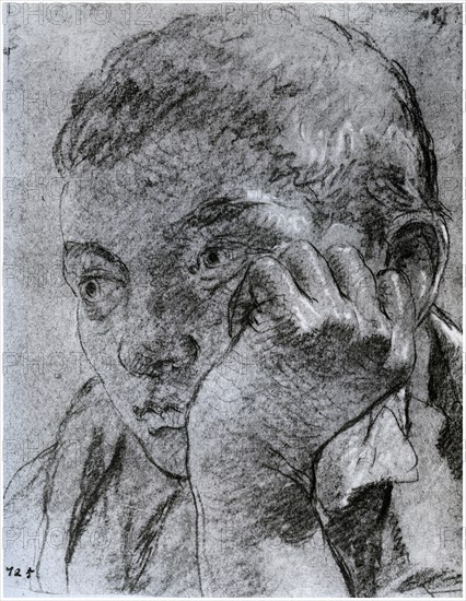 'Head of a Youth', c1750-1753 (1958). Artist: Unknown