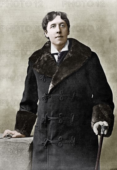 Oscar WiIde, Irish writer, wit and playwright, c1890. Artist: Unknown