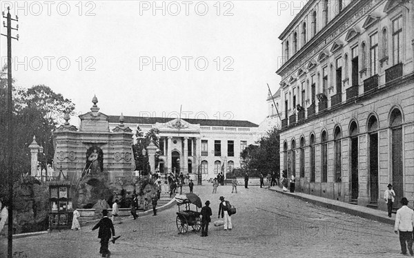 Palace of the Government, Sao Paulo, Brazil, 1895. Artist: A Frisch