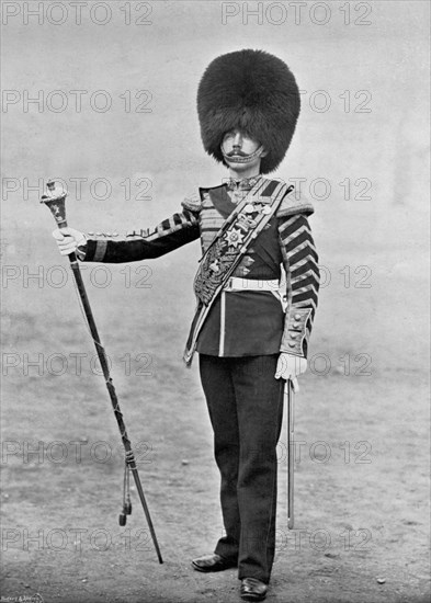 Drum-Major Patrick, 2nd Coldstream Guards, 1895. Artist: Gregory & Co